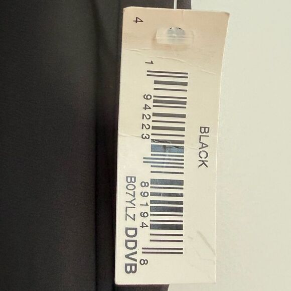 Lark & Ro Black Tie Waist Lightweight Lined Dress. 4. NEW. - Picture 6 of 9